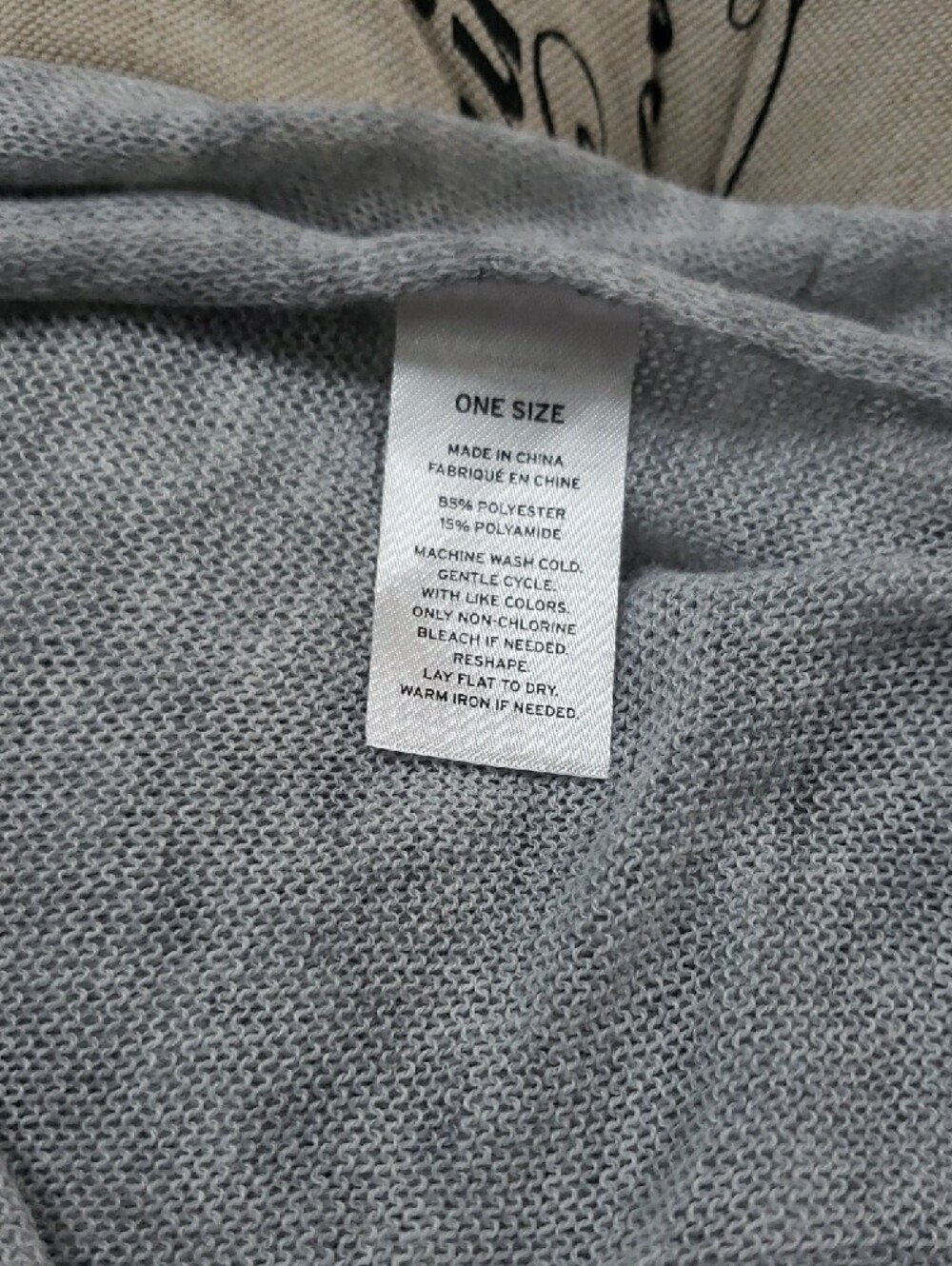 🇨🇦  Nordstrom Rack  Open-Front Knit Ruana - Picture 4 of 7